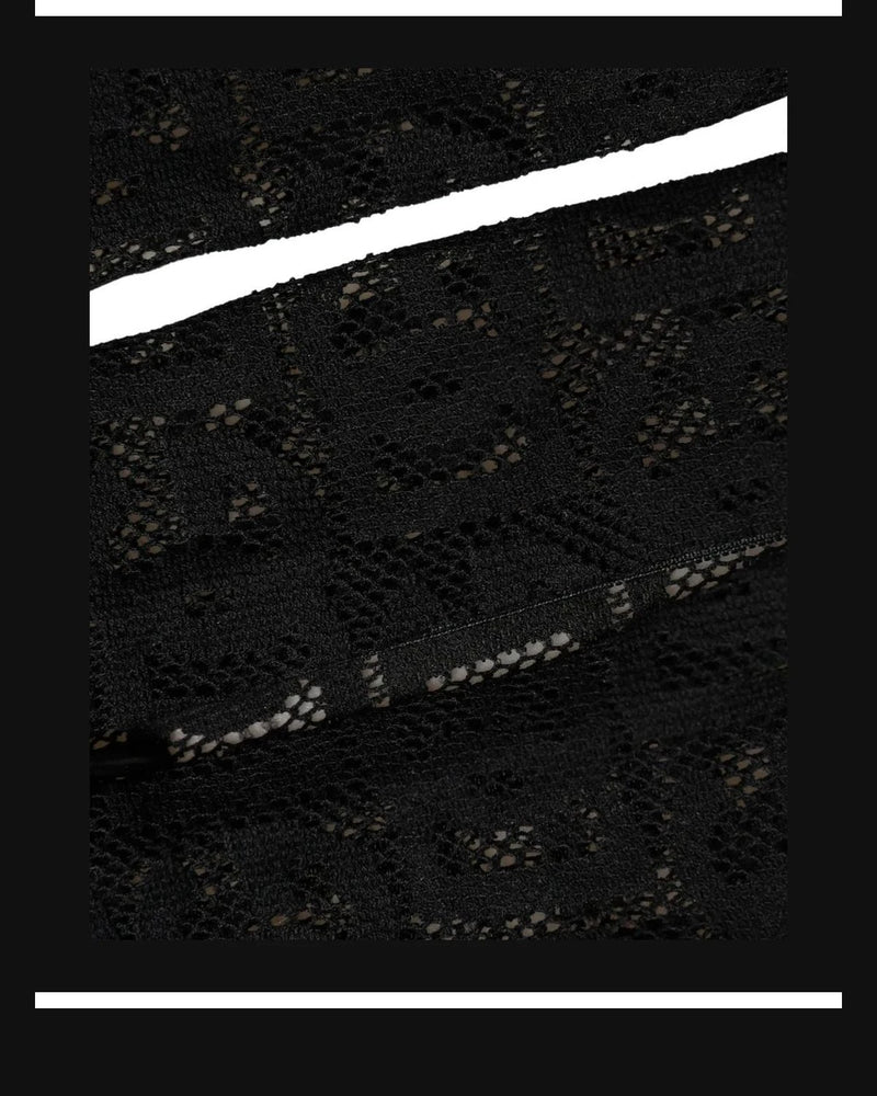 Dolce & Gabbana Hold Up Sock in black, Nylon