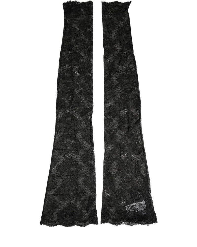 Dolce & Gabbana Knee Sock in black, Nylon — view 2
