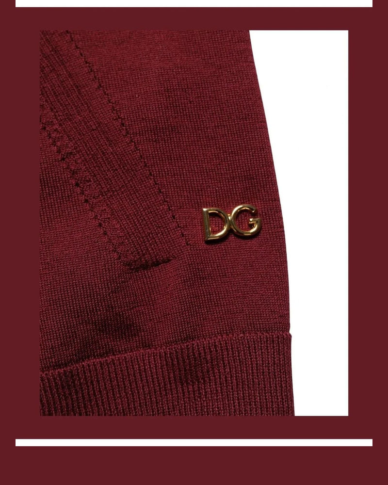 Dolce & Gabbana Sweater in red, Virgin Wool