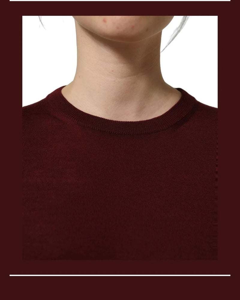 Dolce & Gabbana Sweater in red, Virgin Wool — view 4