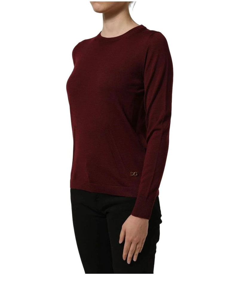 Dolce & Gabbana Sweater in red, Virgin Wool — view 5