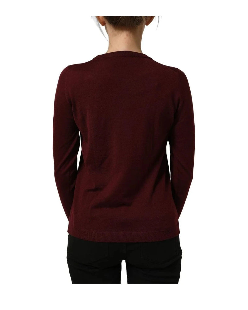 Dolce & Gabbana Sweater in red, Virgin Wool — view 6