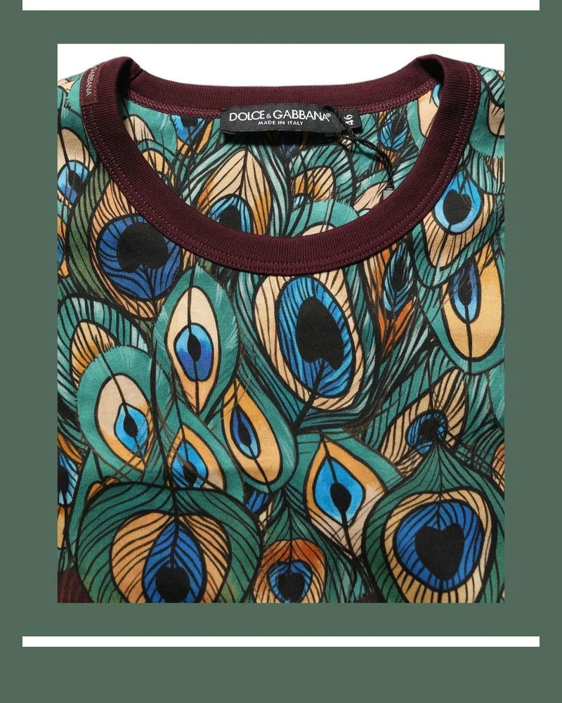 Dolce & Gabbana T-Shirt in multicolor, Cotton — view 7