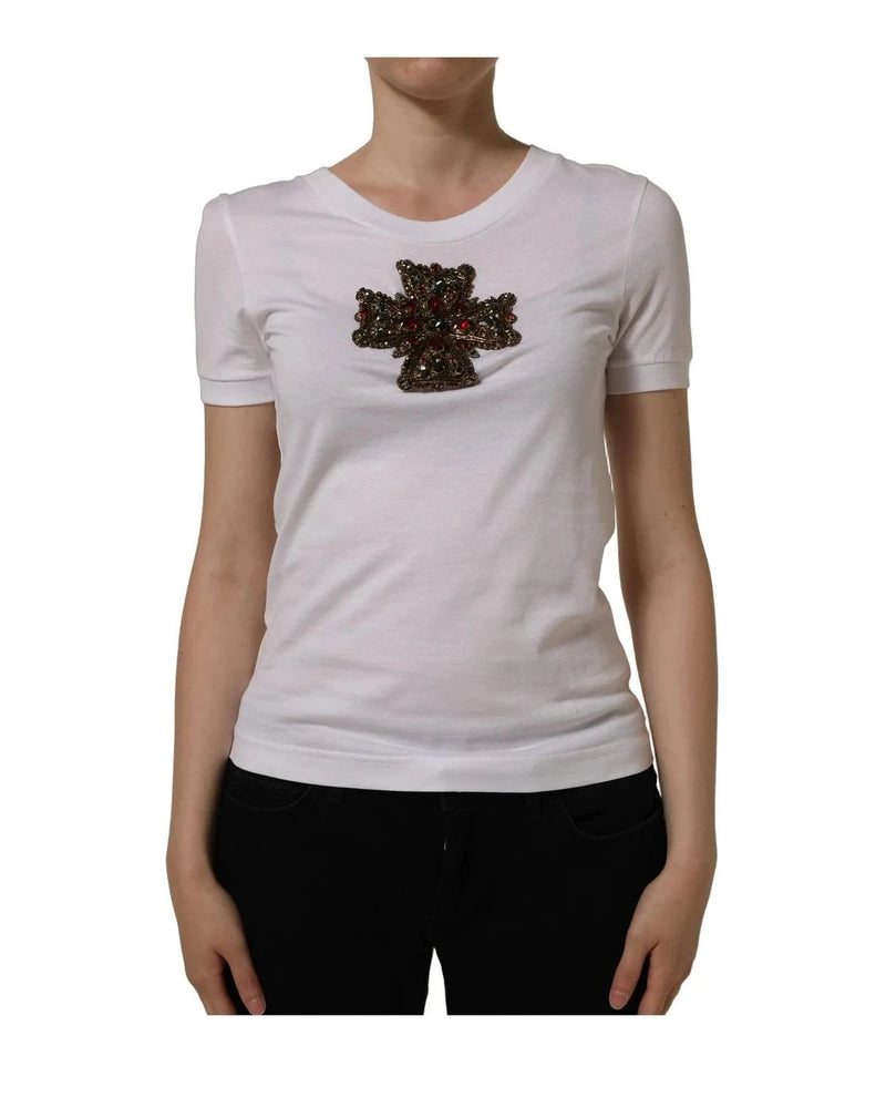 Dolce & Gabbana T-Shirt in white, Cotton — view 3