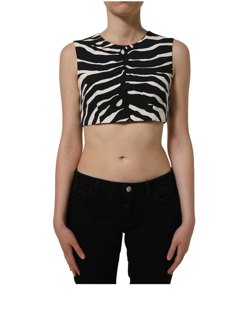 Dolce & Gabbana Tank Top in black, Viscose — view 2