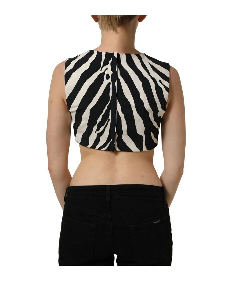 Dolce & Gabbana Tank Top in black, Viscose — view 5