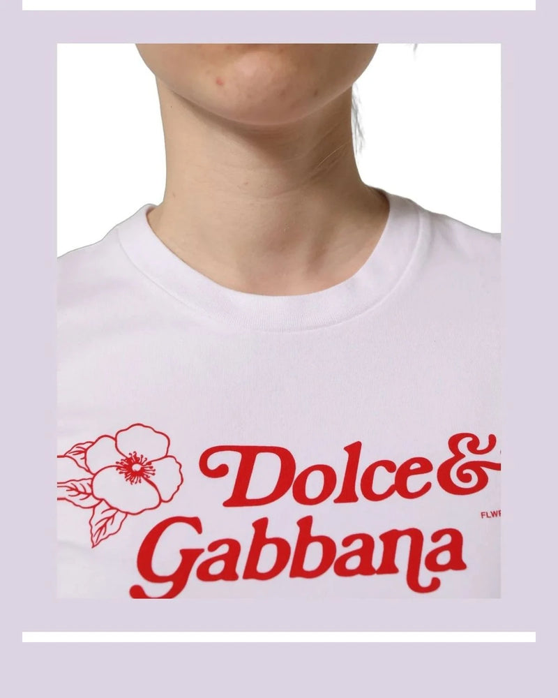Dolce & Gabbana T-Shirt in white, Cotton — view 7