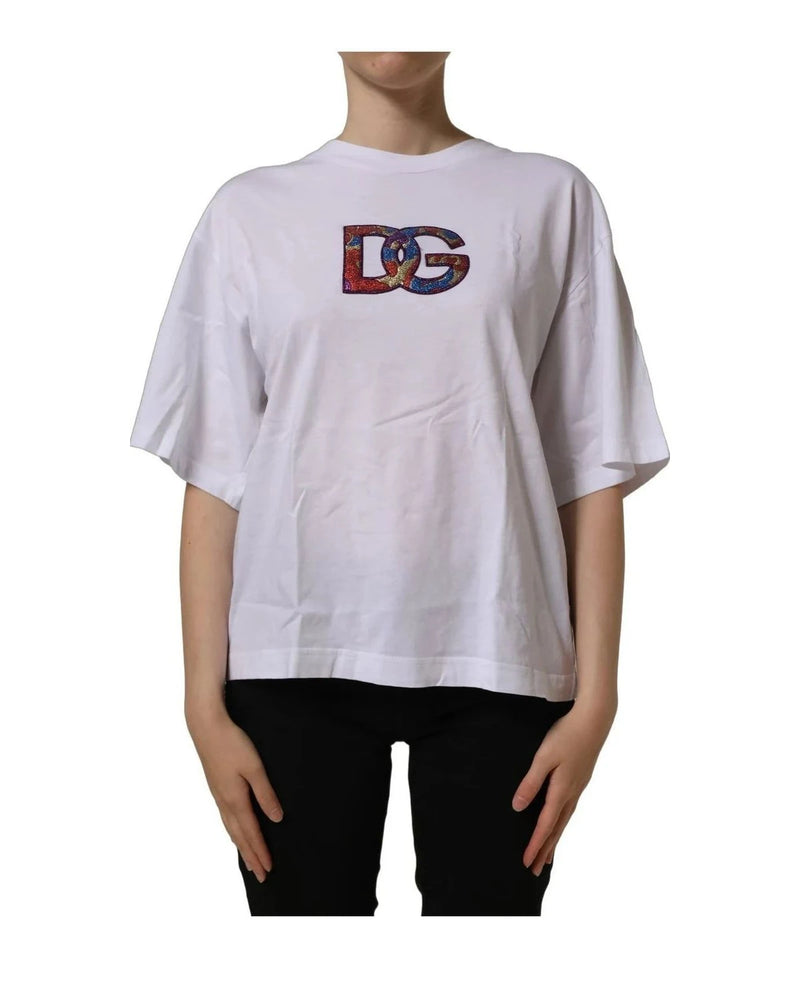 Dolce & Gabbana T-Shirt in white, Cotton — view 5