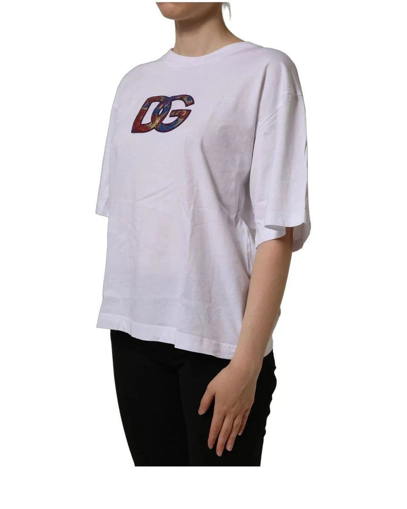 Dolce & Gabbana T-Shirt in white, Cotton — view 6