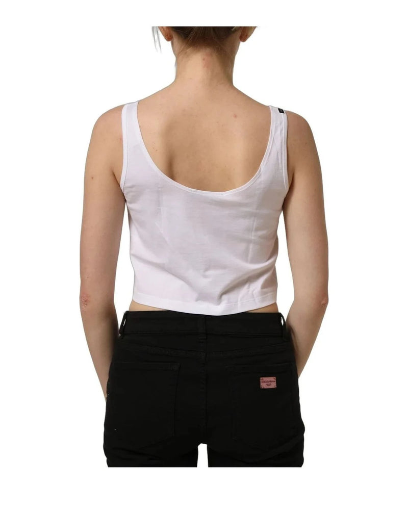 Dolce & Gabbana Tank Top in white, Cotton