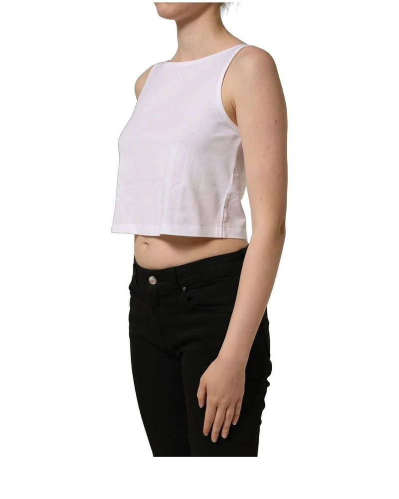 Dolce & Gabbana Tank Top in white, Cotton — view 6