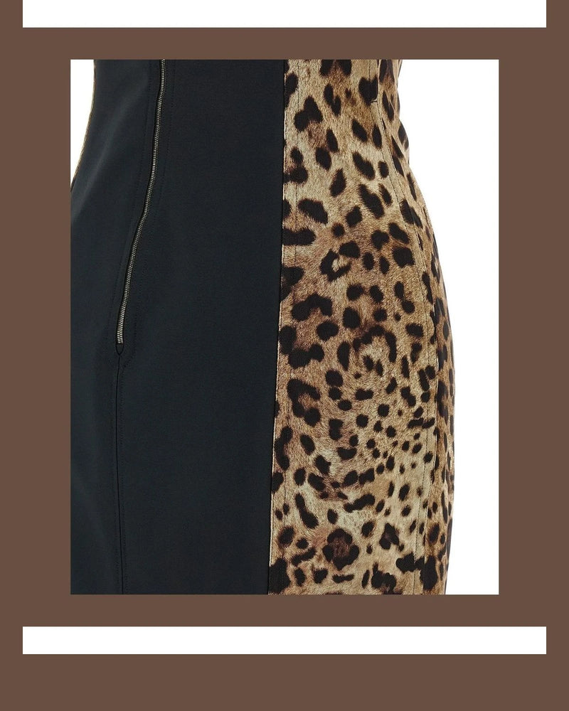 Dolce & Gabbana Dresse in brown, Polyamide — view 4
