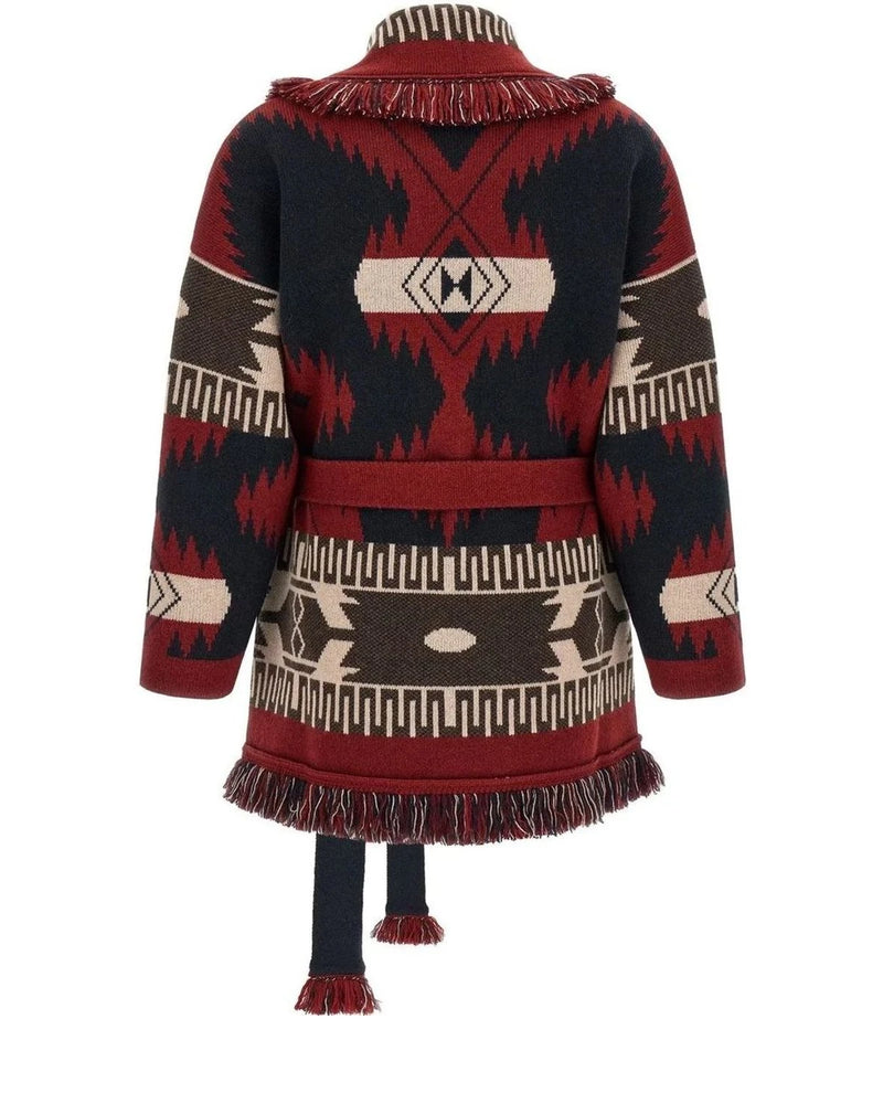 Alanui Cardigan in red, Cashmere — view 2