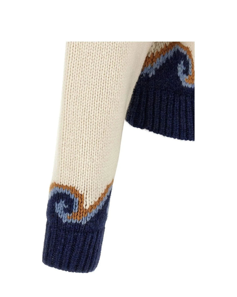 Alanui Sweater in multicolor, Virgin Wool — view 4