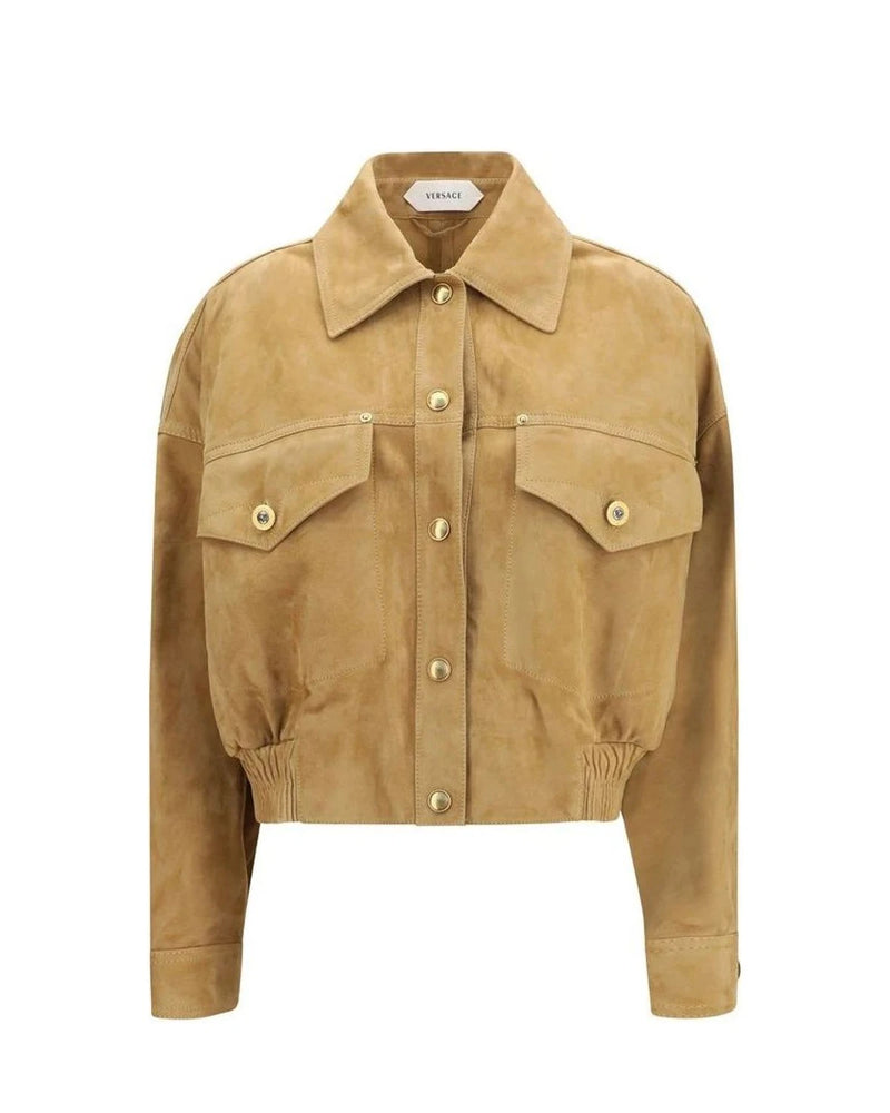 Versace Bomber Jacket in beige, Lamb