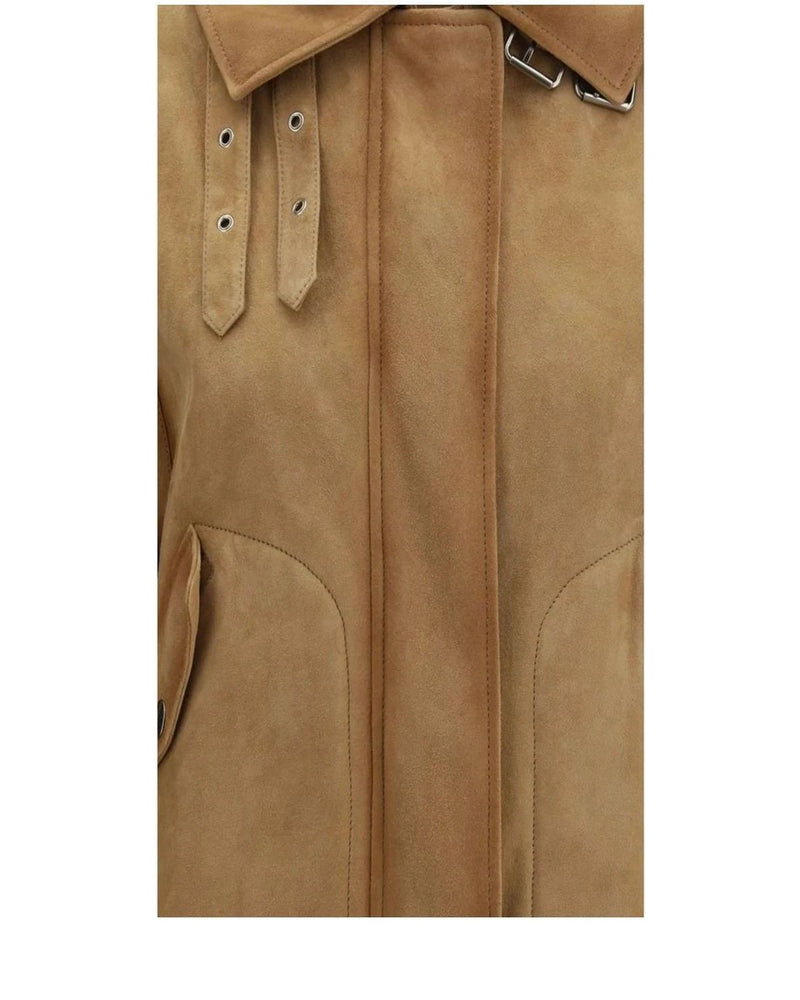 Ermanno Scervino Bomber Jacket in brown, Leather — view 3