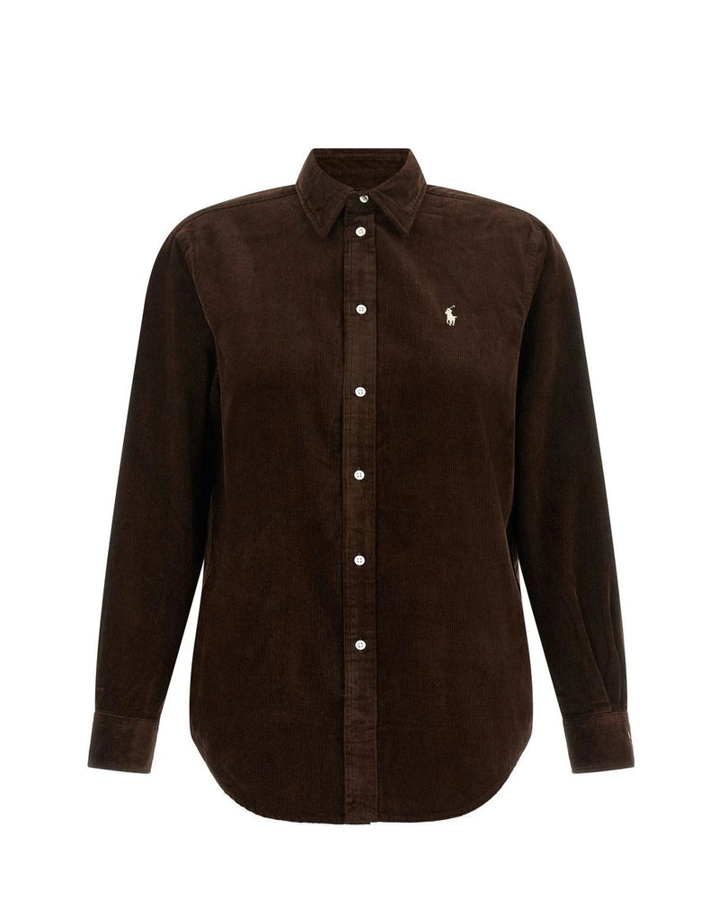 Polo Ralph Lauren Dress Shirt in brown, Cotton