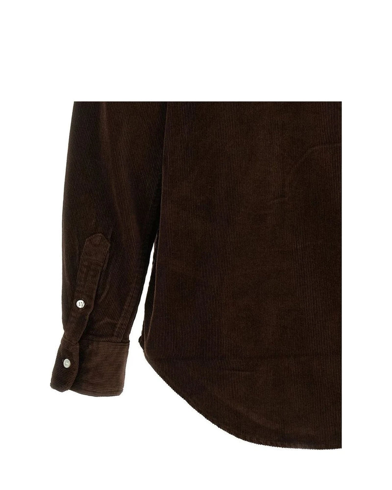 Polo Ralph Lauren Dress Shirt in brown, Cotton — view 4