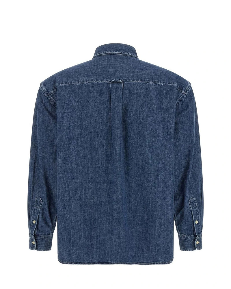 Polo Ralph Lauren Dress Shirt in blue, Cotton — view 2
