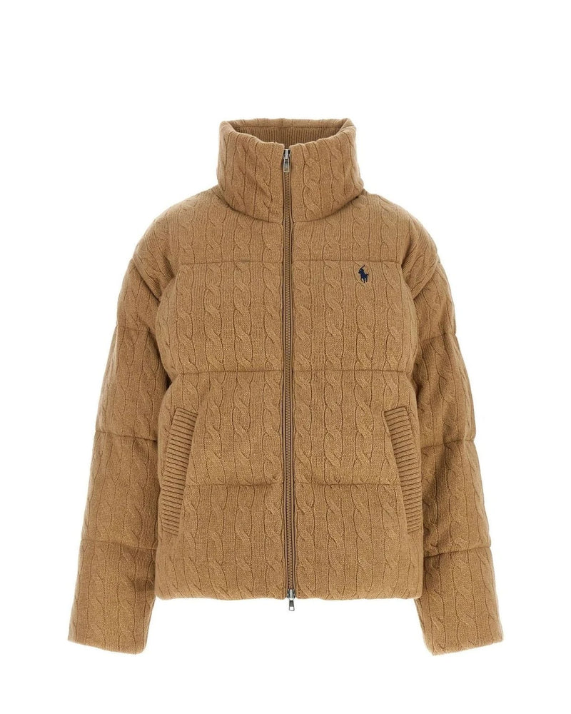 Polo Ralph Lauren Puffer Jacket in beige, Wool