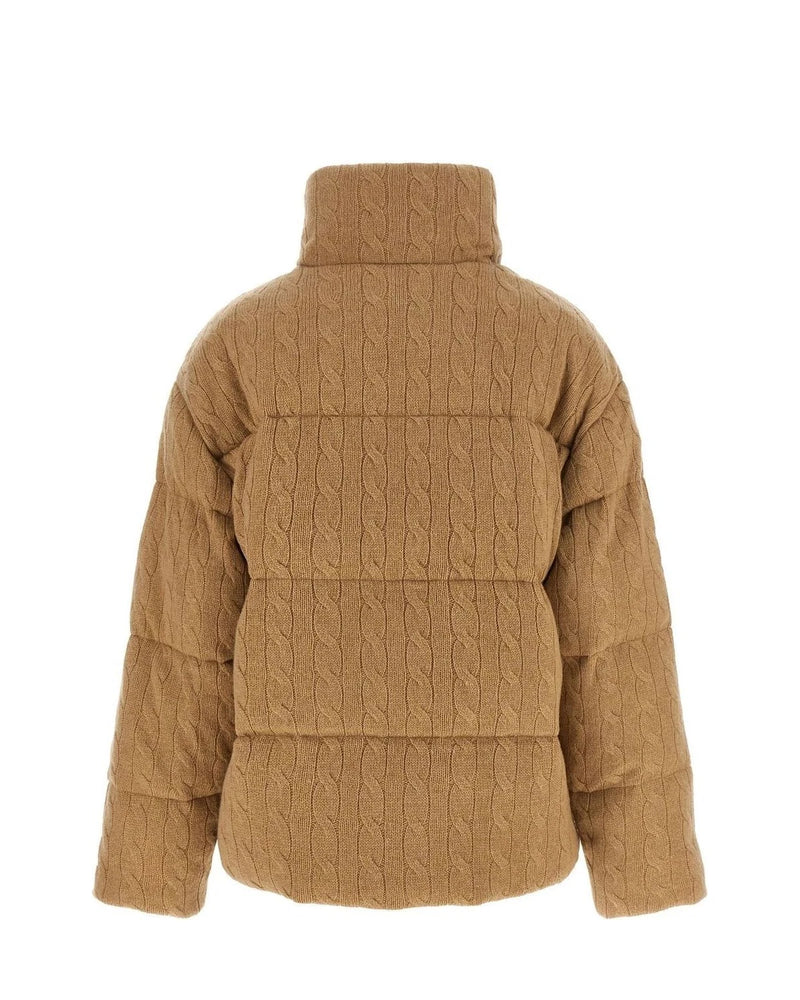Polo Ralph Lauren Puffer Jacket in beige, Wool — view 2