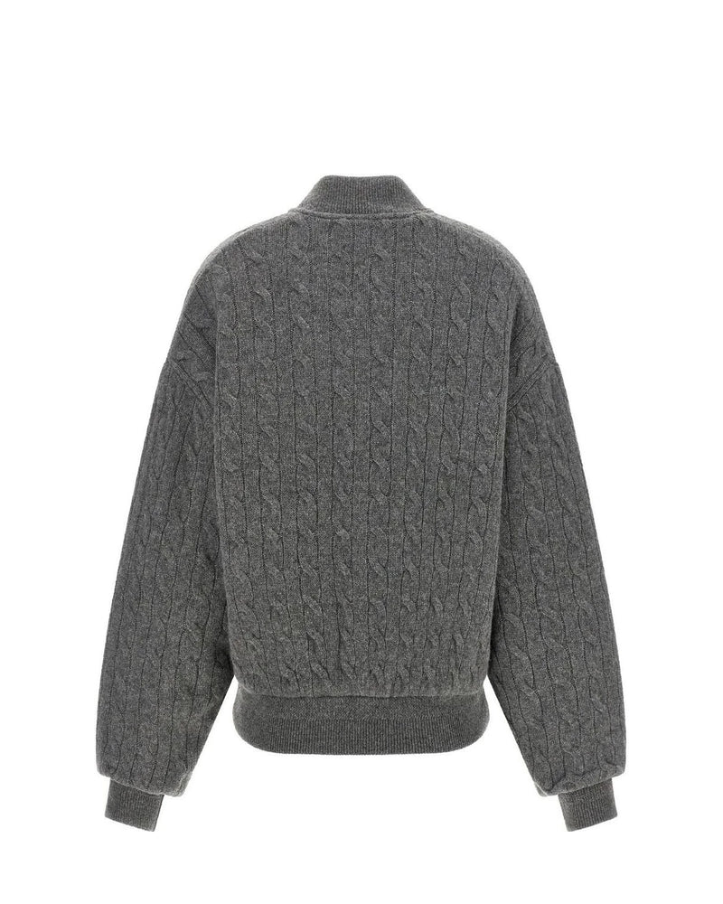 Polo Ralph Lauren Bomber Jacket in gray, Wool — view 2