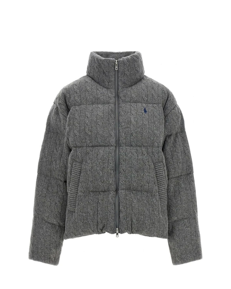 Polo Ralph Lauren Puffer Jacket in gray, Wool
