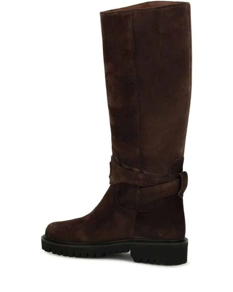 Valentino Garavani Boots in brown, Suede — view 3