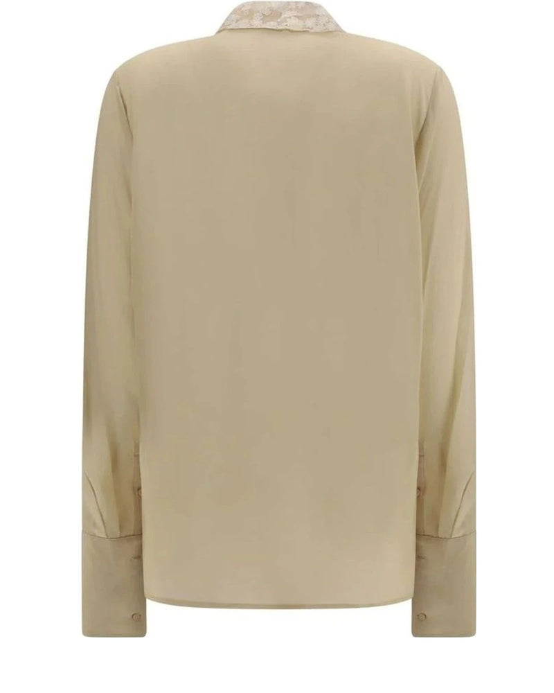 Fendi Dress Shirt in beige, Silk — view 2