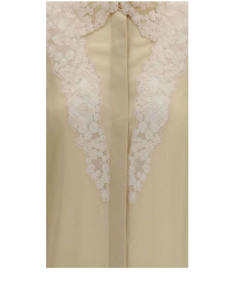 Fendi Dress Shirt in beige, Silk — view 3
