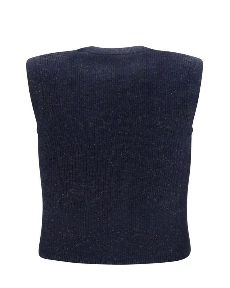 Brunello Cucinelli Sweater in blue, Kashmir — view 2