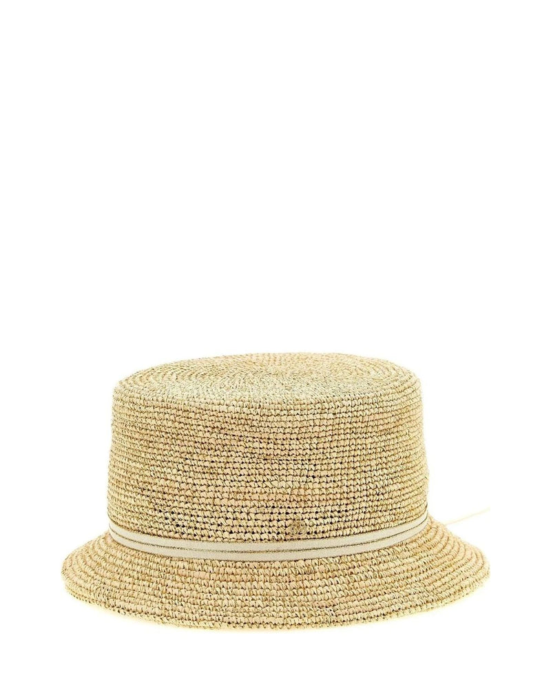 Maison Michel Sun Hat in beige, Straw — view 2