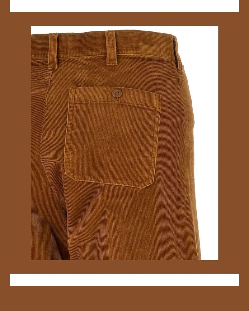 Polo Ralph Lauren Palazzo Pant in brown, Cotton — view 4