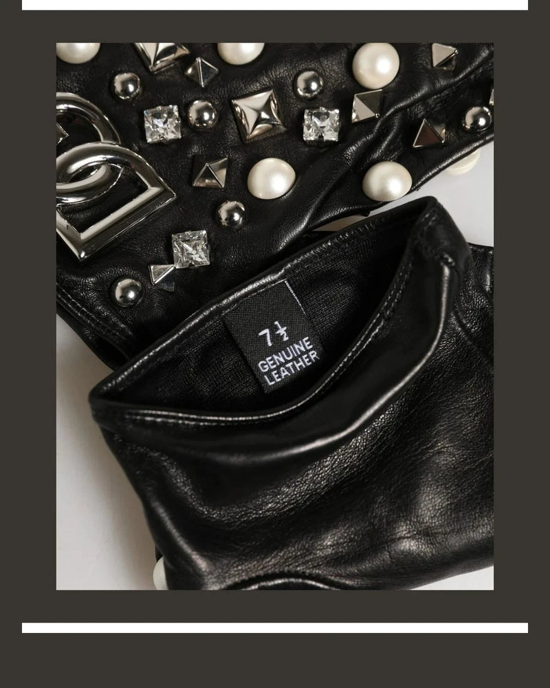 Dolce & Gabbana Gloves & Mitten in black — view 5