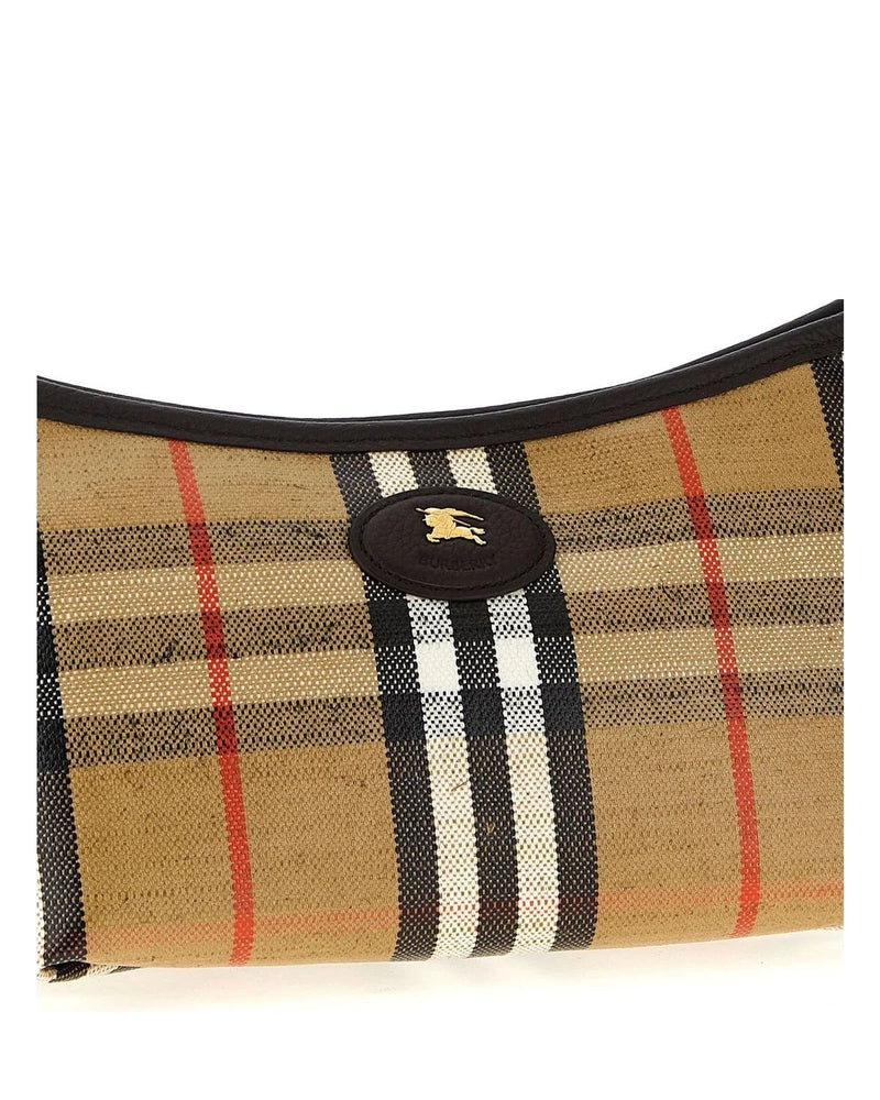 Burberry Shoulder Bag in multicolor, Cotton — view 3