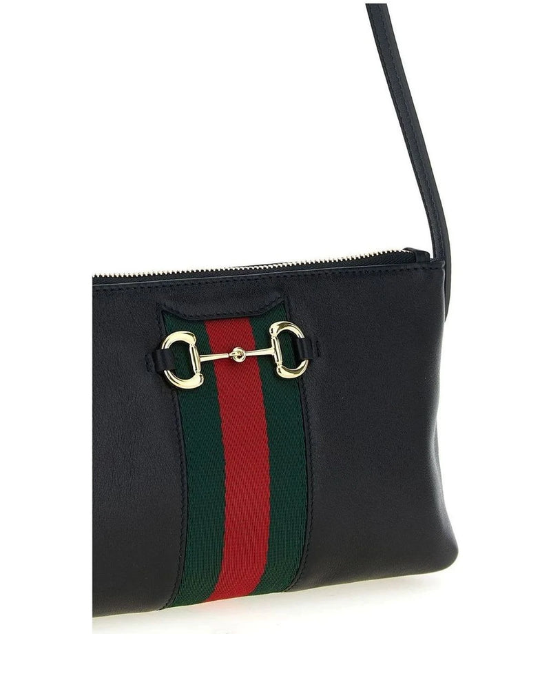 Gucci Cross Body Bag in black, Calfskin Leather — view 3