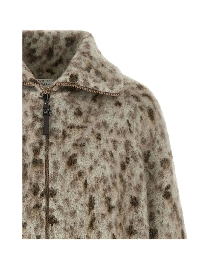 Brunello Cucinelli Sweater in multicolor, Mohair Wool — view 3