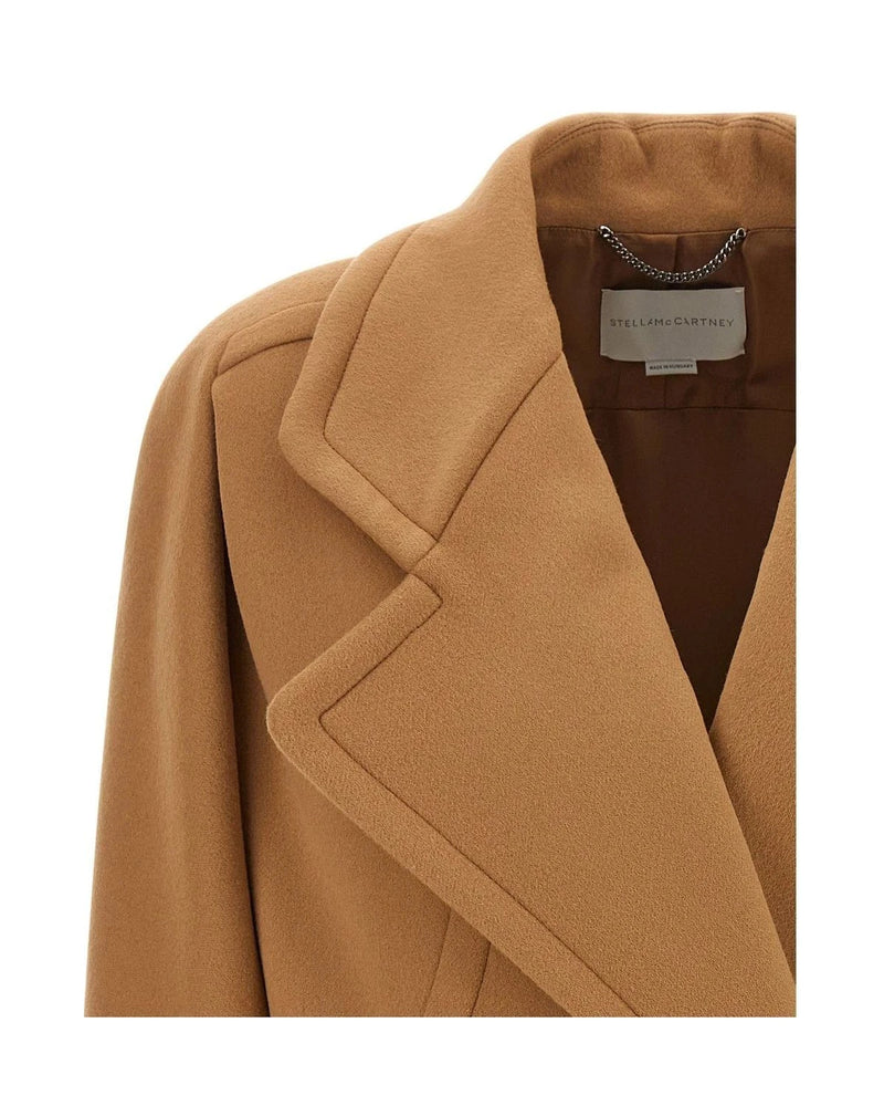 Stella McCartney Pea Coat in beige, Wool — view 3