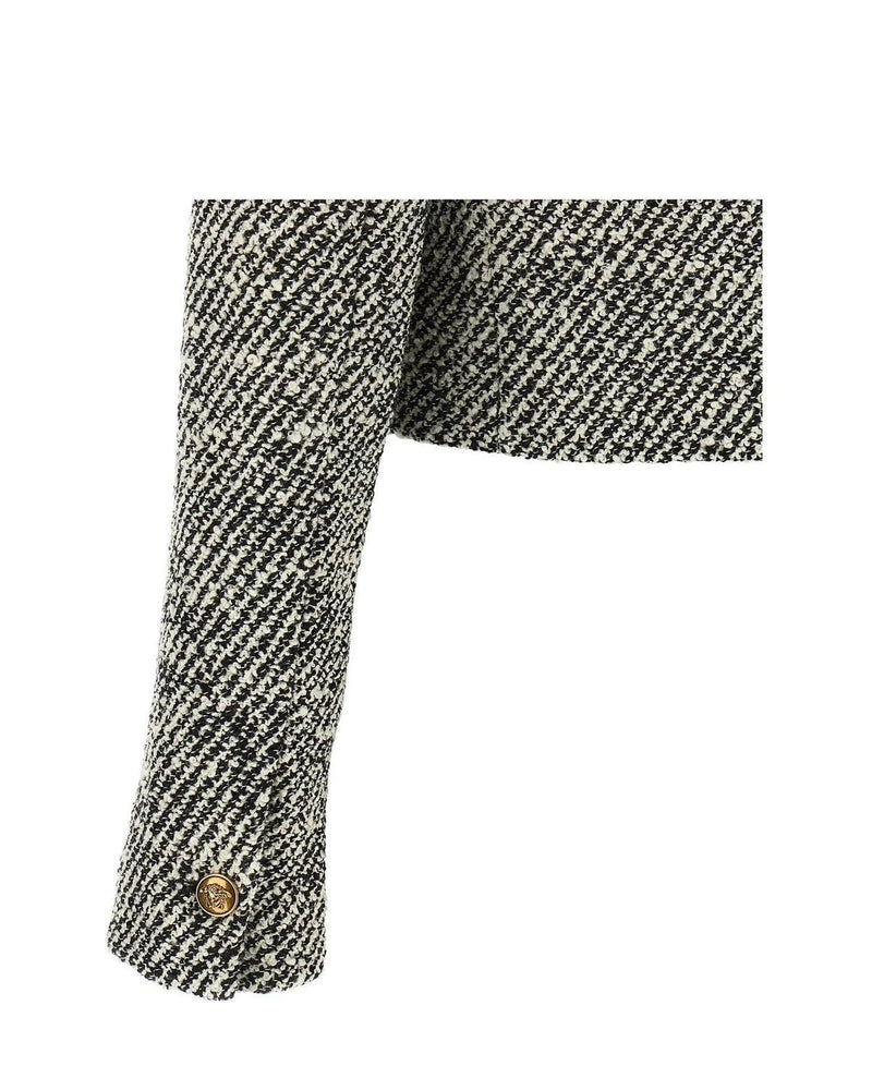 Versace Bolero Jacket in multicolor, Virgin Wool — view 4