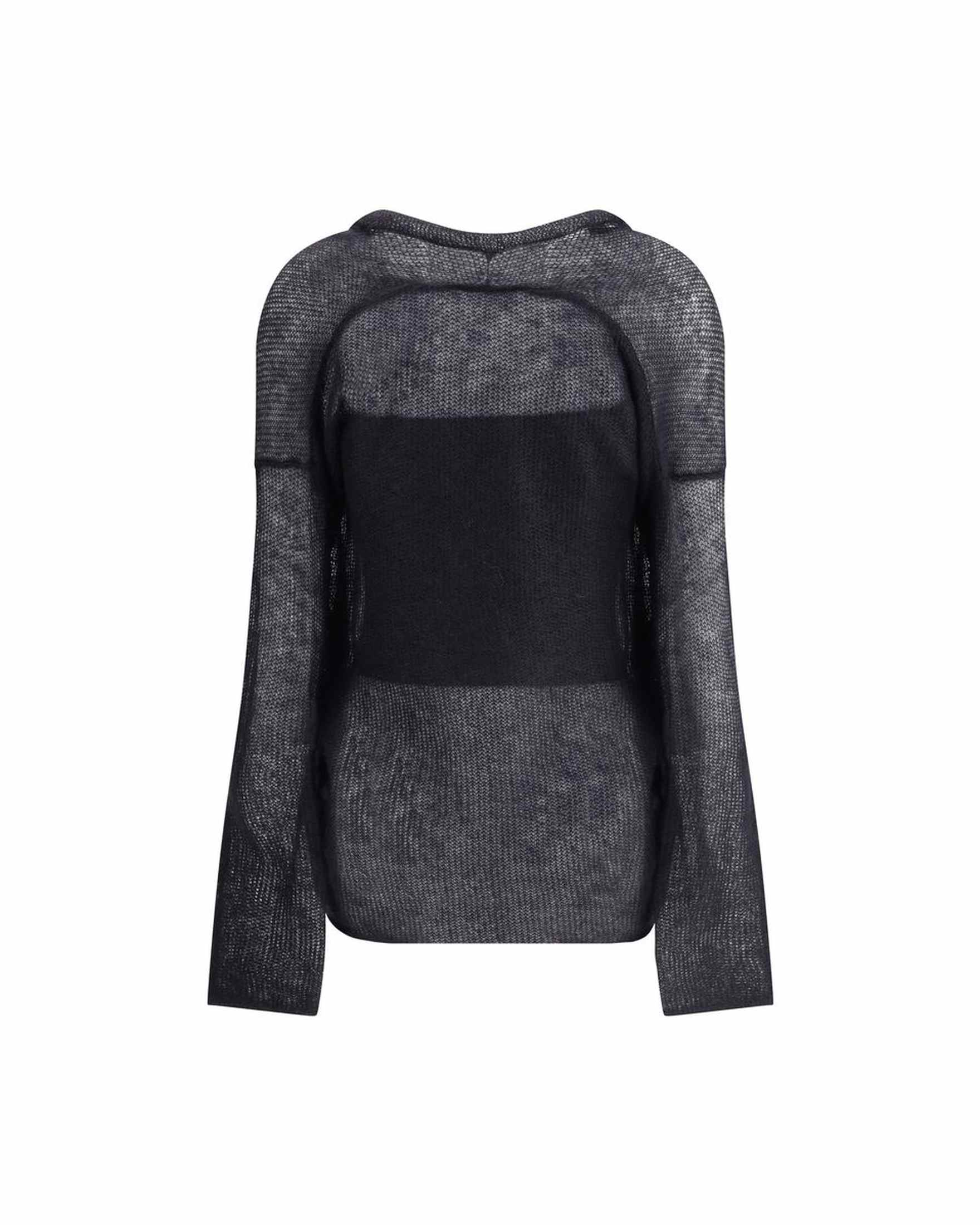 Armani Wool Giorgio Double Breasted Cardigan and Top in A Mohair Blend Twin Set Glam Steals
