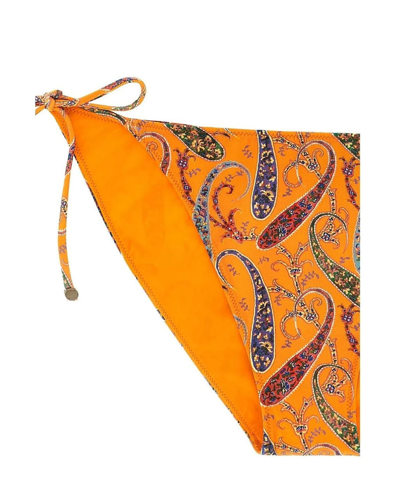 Etro Classic Bikini in orange, Polyamide — view 3