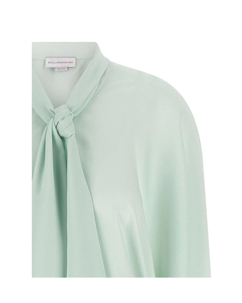 Stella McCartney Blouse in green, Silk — view 3
