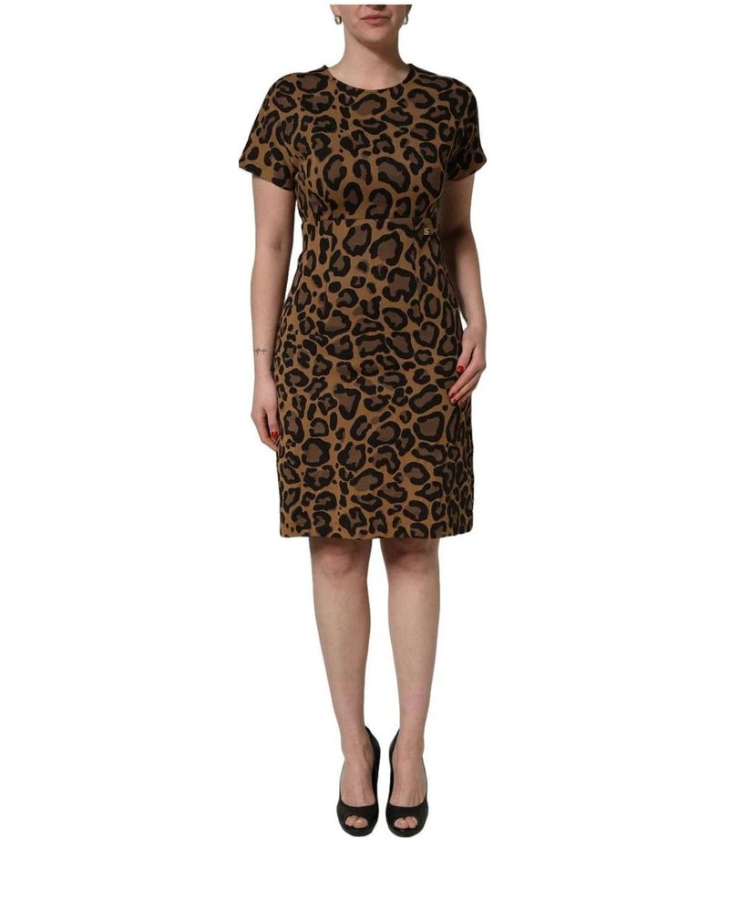 Dolce & Gabbana Dresse in brown, Polyester — view 4