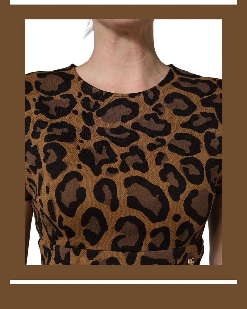 Dolce & Gabbana Dresse in brown, Polyester — view 7
