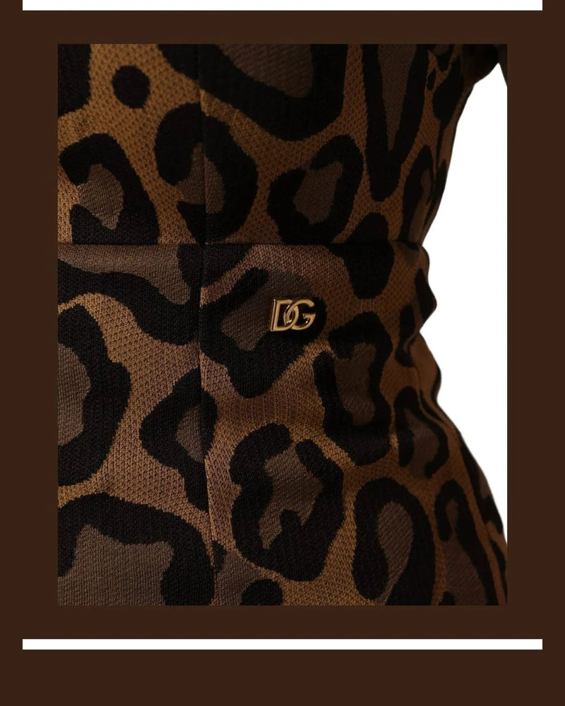 Dolce & Gabbana Dresse in brown, Polyester — view 8