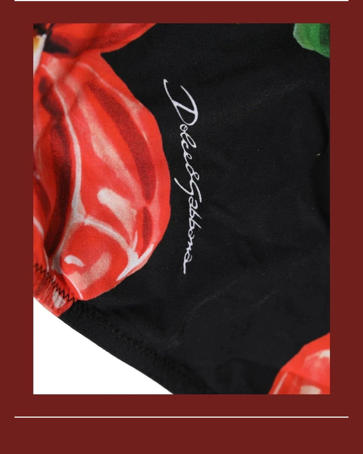 Dolce & Gabbana Black Classic Bikini