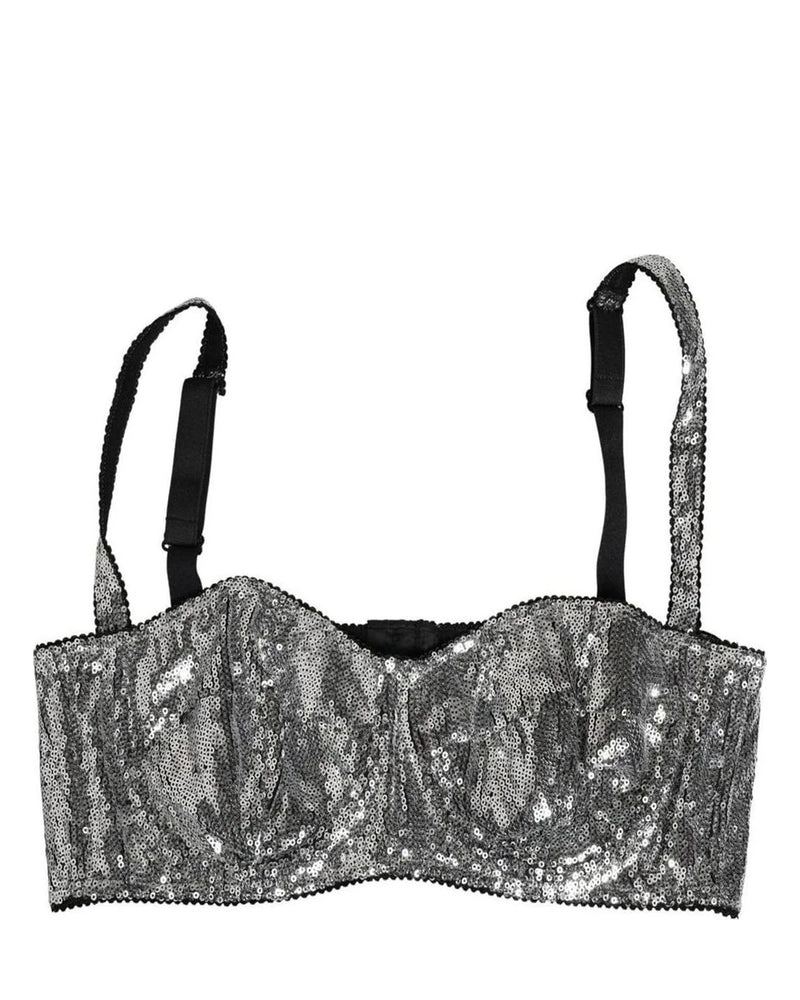 Dolce & Gabbana Bra in silver, Nylon Hook — view 2