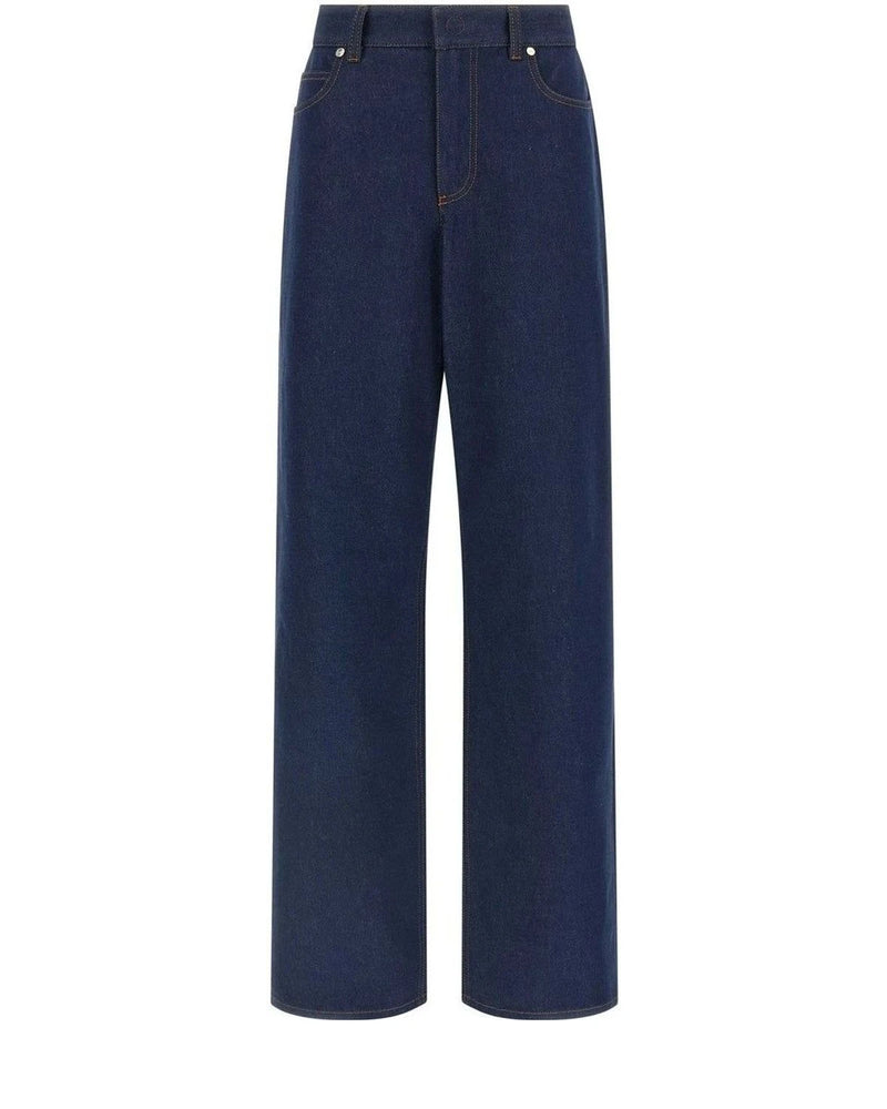 Fendi Jean in blue, Cotton