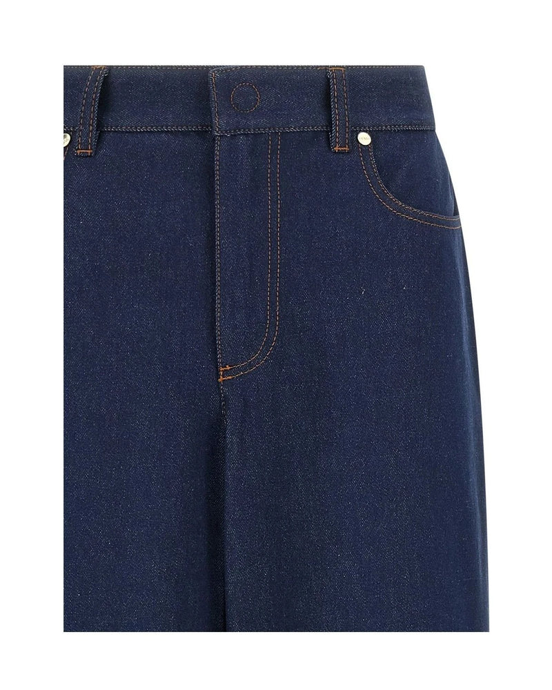 Fendi Jean in blue, Cotton — view 3