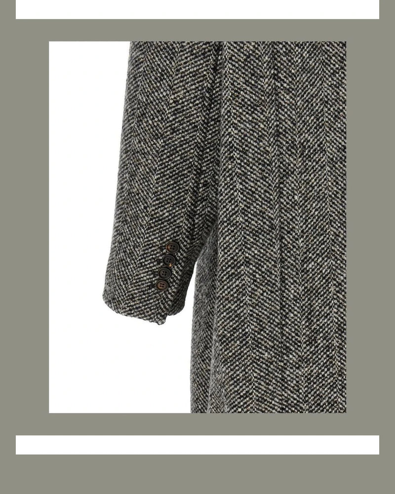 Brunello Cucinelli Overcoat in gray — view 4